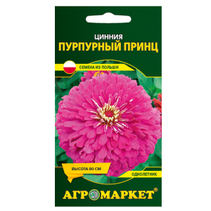 Цинния Пурпурный принц 1 г семена купить Минск цены доставка