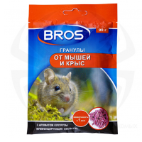 Гранулы Bros от мышей и крыс 90 г купить цены доставка в Беларуси