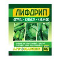 Удобрение "Лифдрип огурец капуста кабачок" 50 г купить цены